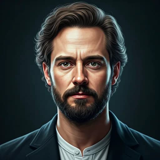 Portrait of a creative director with a contemporary aesthetic.